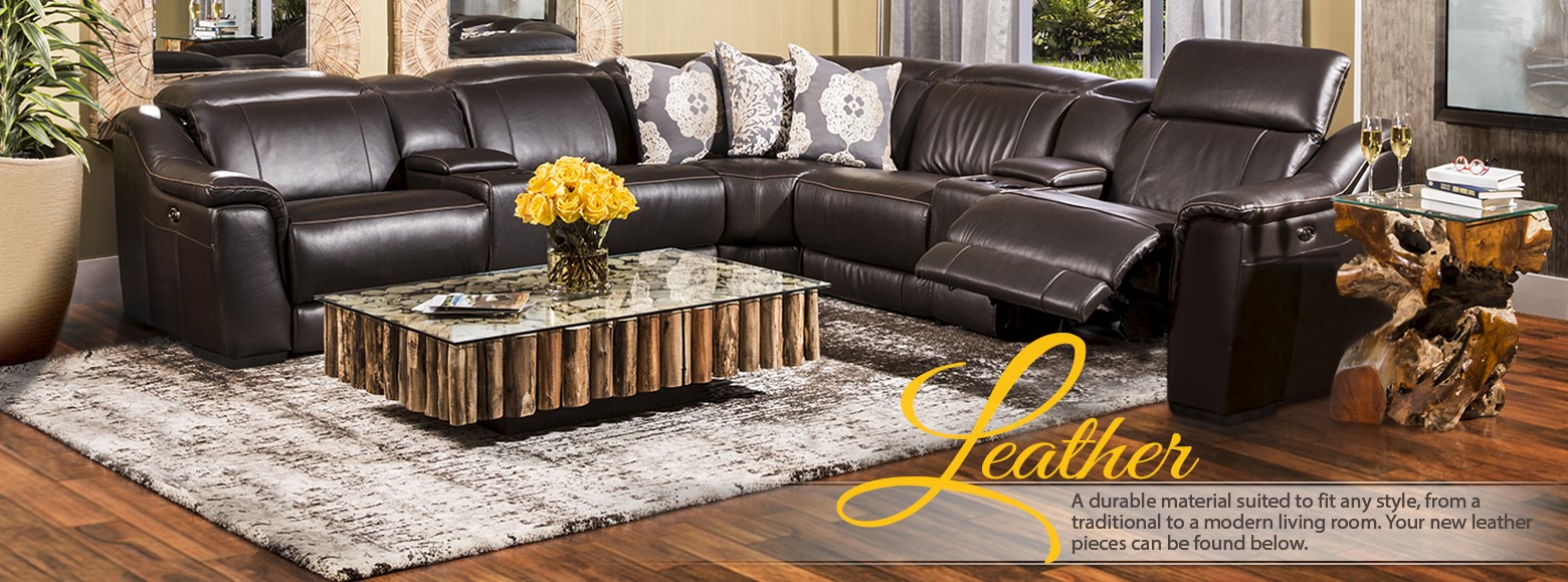 Leather Furniture Leather Sectionals El Dorado Furniture