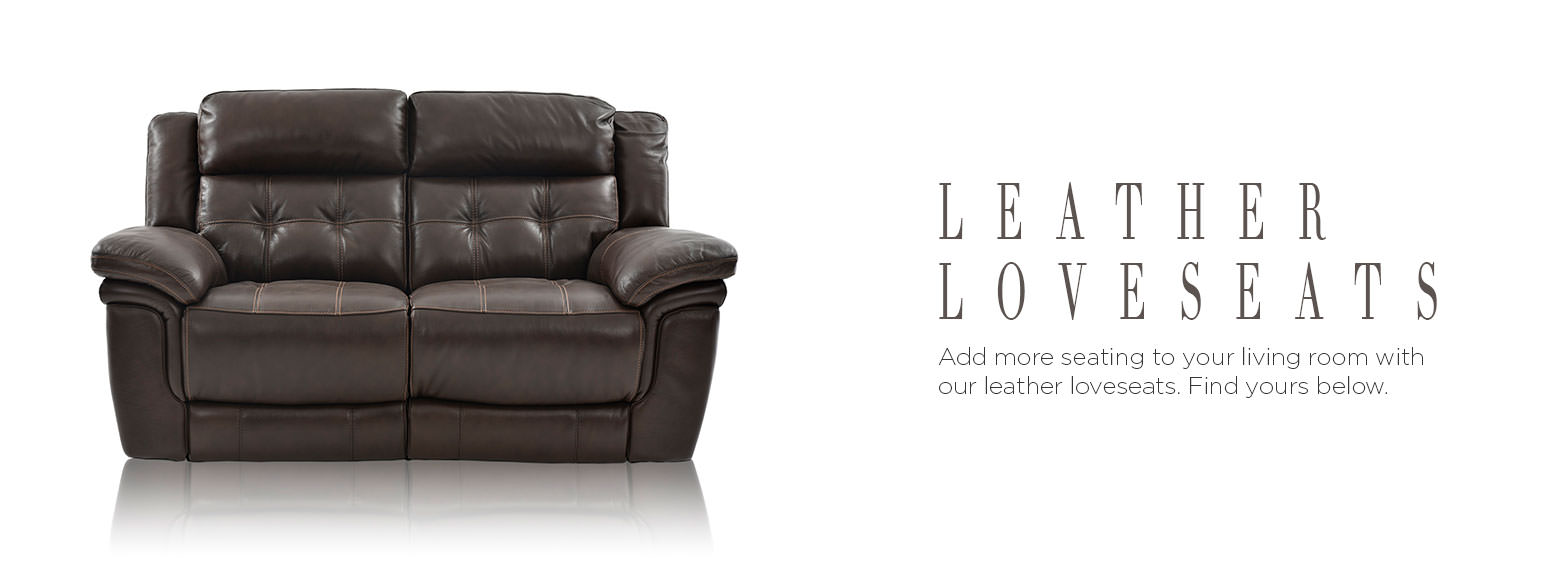Leather Furniture Leather Loveseats El Dorado Furniture