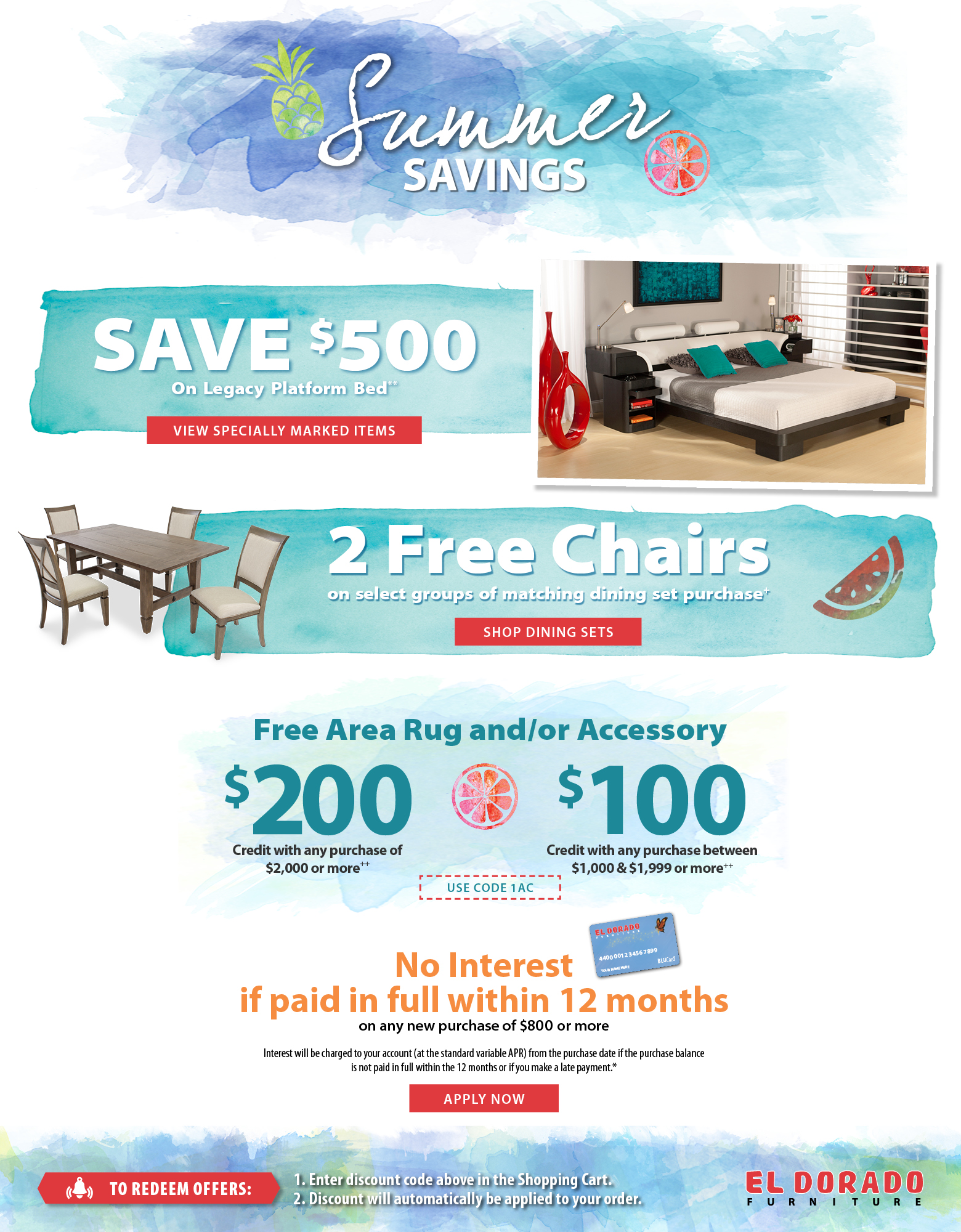 El Dorado Furniture Offers