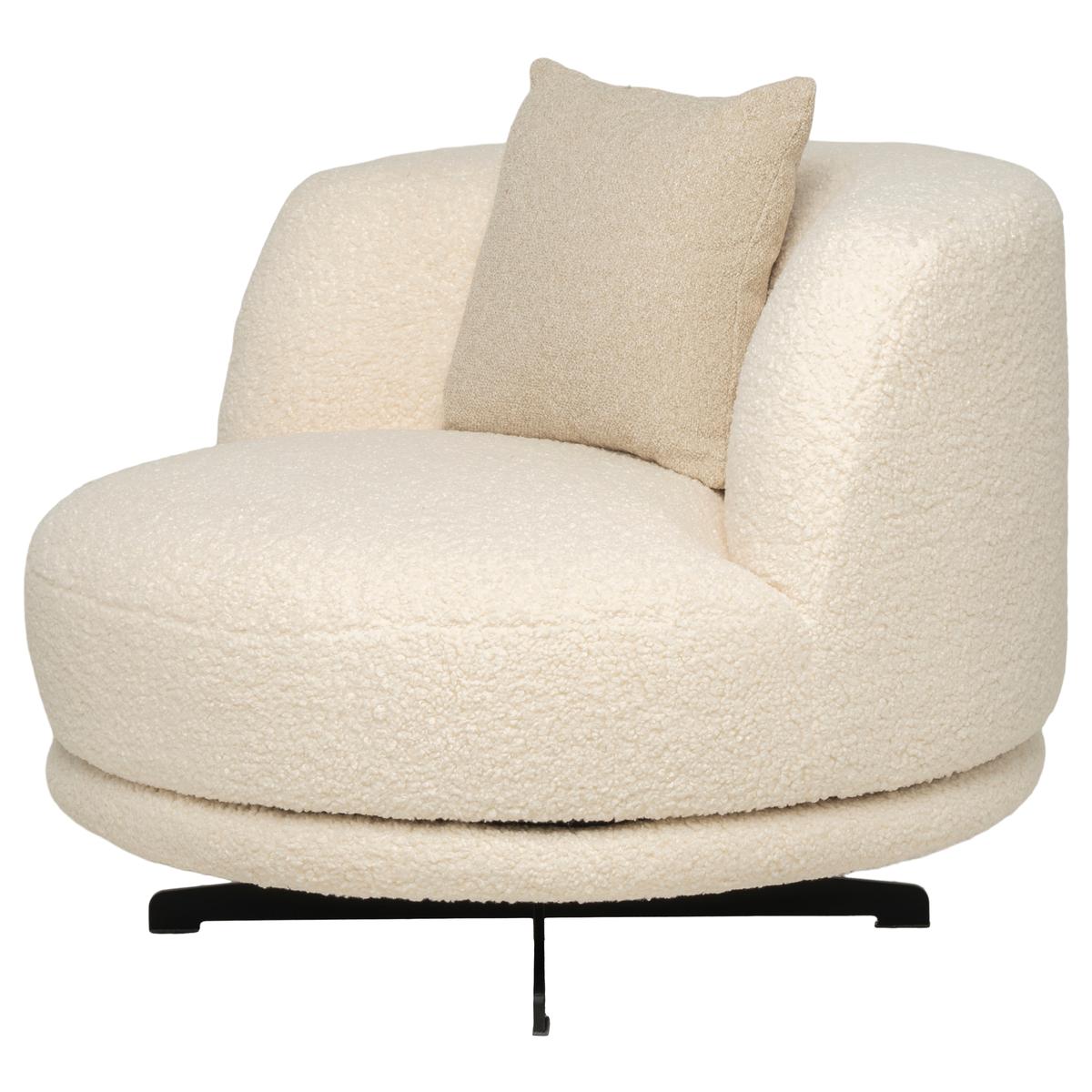 Rhea Cream Swivel Chair