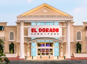 An El Dorado Furniture showroom exterior.