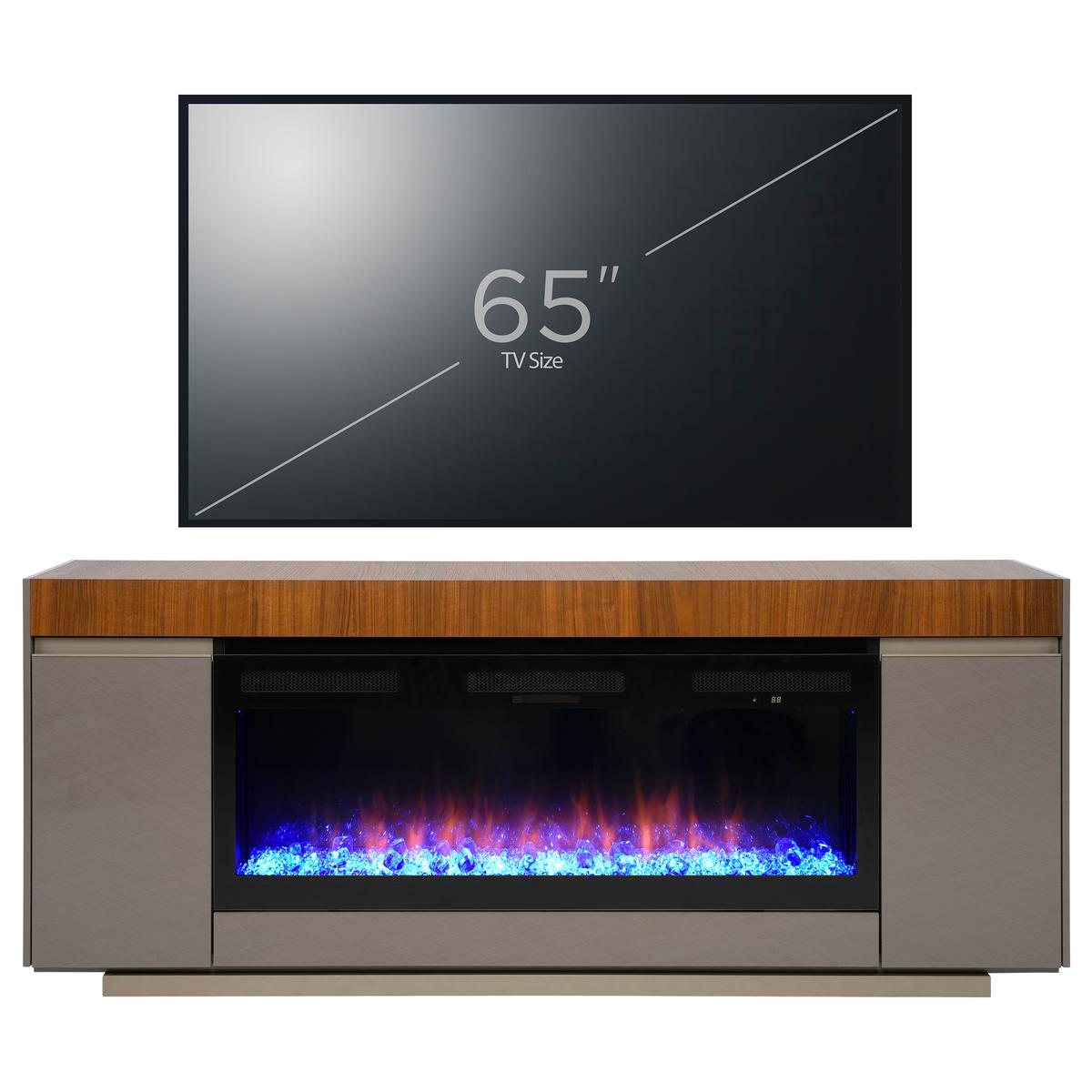 Corso TV Base w/Electric Fireplace